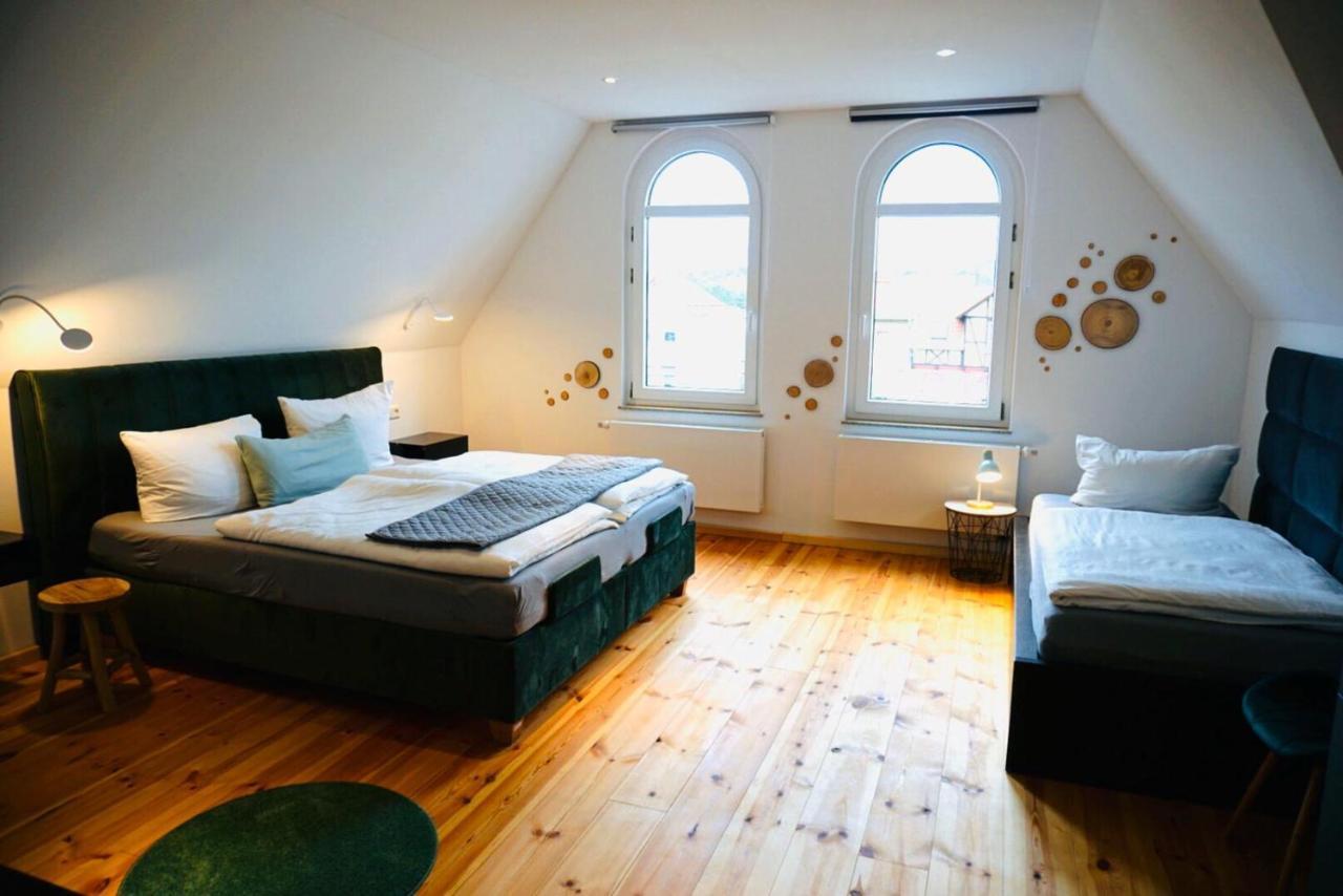 Fewo26 Im Sagenharz - Stilvolles Family-Apartment, 2 Sz, Klimaanlage, Wlan, Netflix & Free Parking Thale Eksteriør bilde