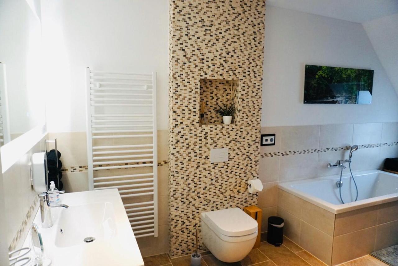 Fewo26 Im Sagenharz - Stilvolles Family-Apartment, 2 Sz, Klimaanlage, Wlan, Netflix & Free Parking Thale Eksteriør bilde